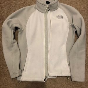 White North face jacket